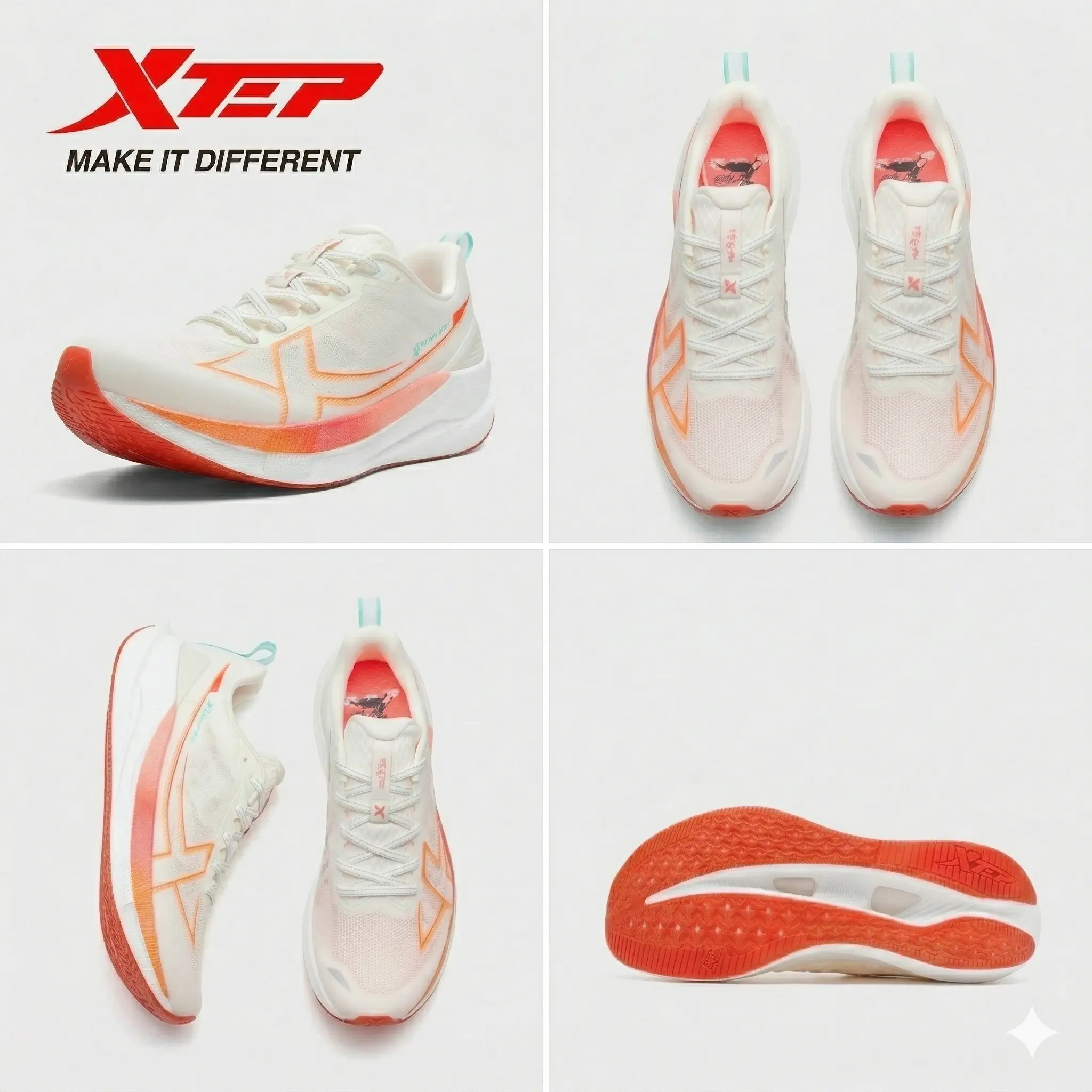 Sail white/bright orange 5.0