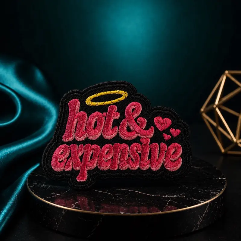 Premium Quality Iron On Single Patch - Hot Design Embellishment for Clothing, Bags