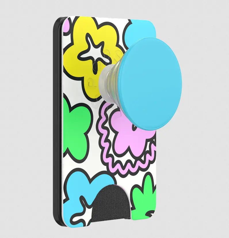 popsockets Doodle Flowers  MagSafe PopWallet+
