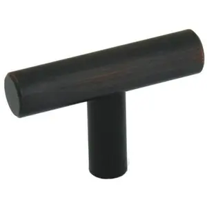 Cosmas 305ORB Oil Rubbed Bronze Euro Style T Bar Knob