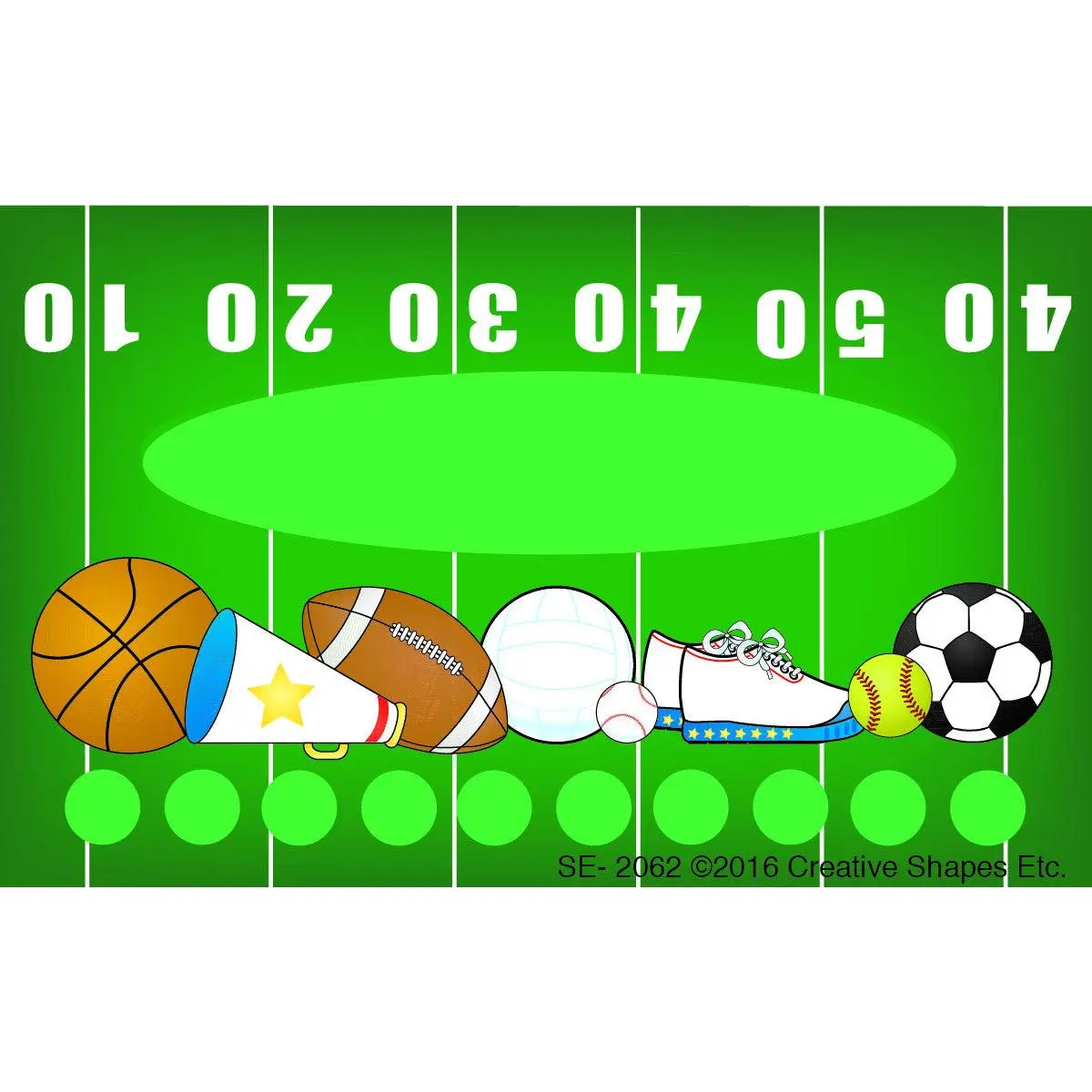 SHAPES ETC. Incentive Punch Cards - Sports  ,  4x2.5in | 10 Punch Spots, Behavior Rewards, Goal Tracker, Motivational, Responsibilities, Teachers, Loyalty Card, Back to School Supplies, Made in USA