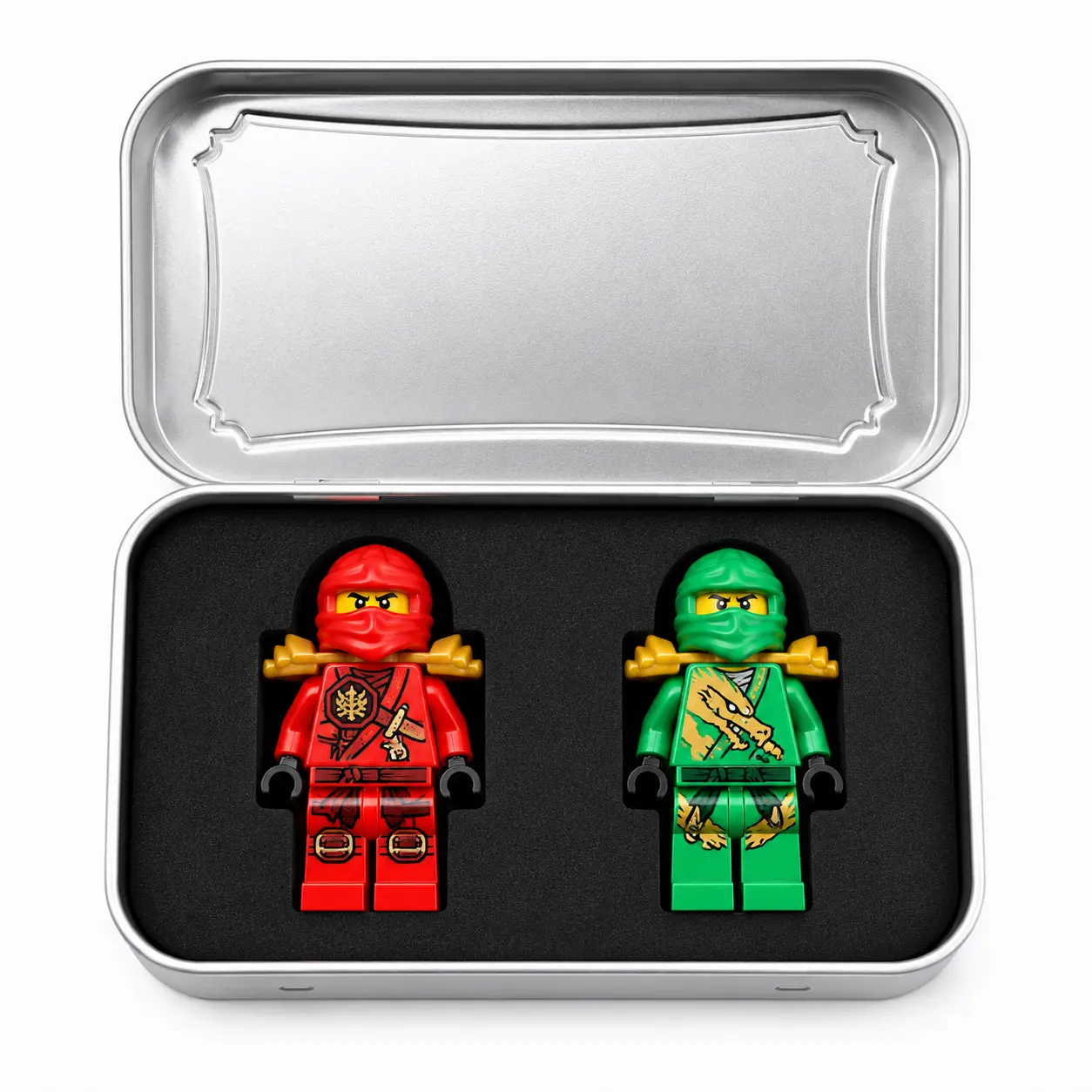 Foam Insert ONLY for Mini Figure Display Pocket Figure For 2 Figures Figs