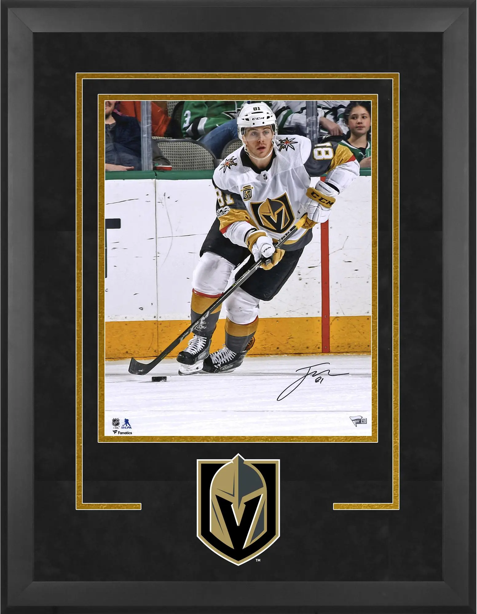 Vegas Golden Knights Deluxe 16" x 20" Vertical Photograph Frame