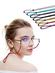 Adjustable Eyewear Retainers, 4 Pack Anti-Slip Glasses Straps for Sports, Ideal for Active Lifestyles and Outdoor Activities