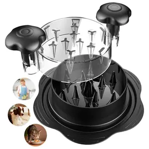 Mini Chicken Shredder Small Cute Chicken Breast Shredder Tool Twist for Kids and Pet Lover, Visible Meat Shredder Machine, Anti-Slip Strip, Ergonomic Handle, BPA Free, Suitable for Pork Chicken