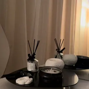 Acrylic Tray DIY Mirror Reflection Irregular Simple Aromatherapy Base Photography Prop Background Decorative Tray