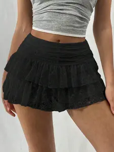 Women's Skirt, Casual Fashion Mini Skirt for Daily Outdoor Wear, Ladies Bottoms for Summer, Rara Skirts