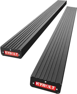 GARVEE Running Boards [6.5 Inches] Compatible with 2007-2018 Chevy Silverado/GMC Sierra 1500, 2007-2019 2500HD 3500HD Crew Cab(4 Full Size Doors/Gas Engine Only)