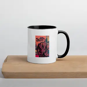 Pink Pop Art Gator Mug