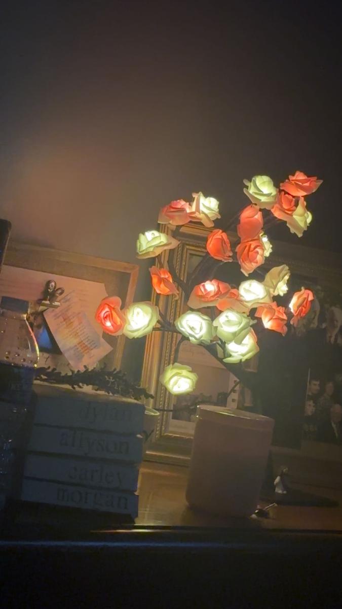 Item: White Pink Roses 