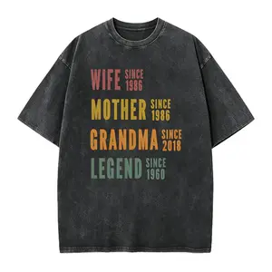 Personalized Mom Grandma Shirt, Mother's Day Shirt, Wife Mother Grandma Legend, Grandmother Custom Dates, Funny Mom Birthday Gift for women