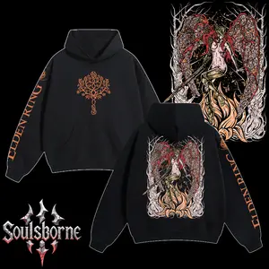 [Soulsborne Style] Vintage Malenia, Blade of Miquella - Elden Ring Unisex Hoodie, Soulsborne Gaming Apparel, Game Shirt, Video Game Clothes, Boy Merch, Gift For Him, Gift For Her, Soulslike Streetwear
