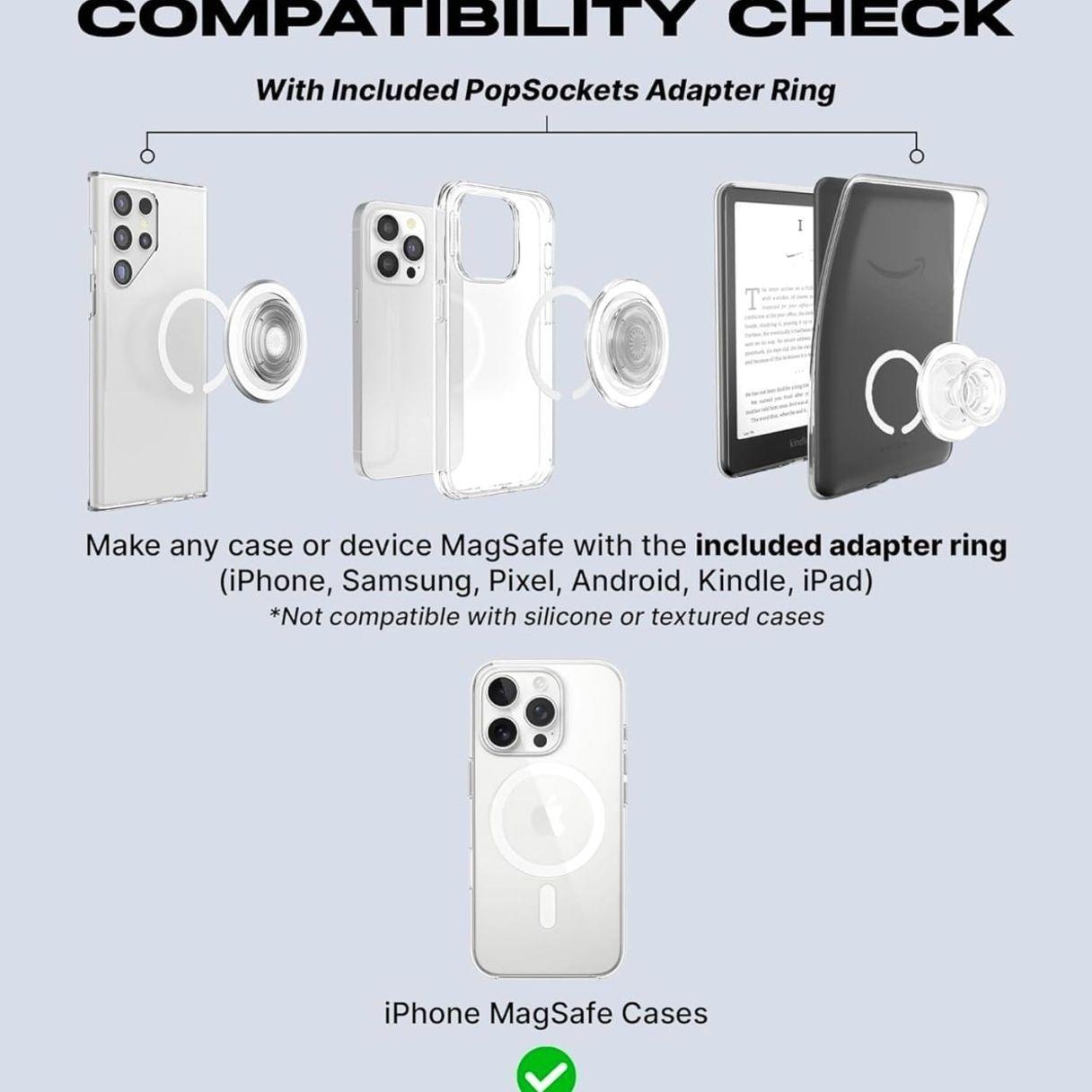 Anime Girl Magnetic Phone Grip – Cute Manga Character Magsafe Phone Holder, Kawaii Anime Phone Stand, Aesthetic Anime Accessory Gift