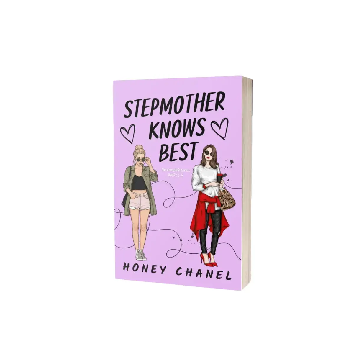 Stepmother Knows Best, books 1-4- Spicy WLW Romance Collection by Honey Chanel