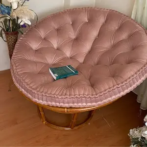 Velvet Fabric Large Chair