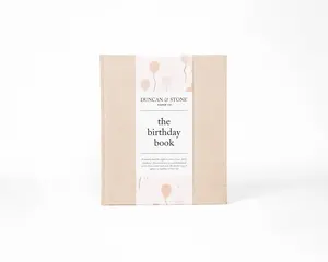The Birthday Book | Keepsake Gift to Record Memories from Birth to 18