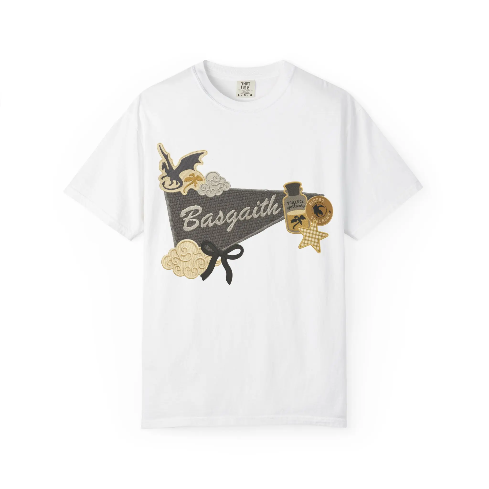 Fourth Wing Shirt Basgaith War College Pennant T Shirt