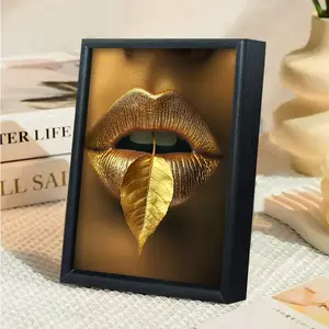 1 pc Wooden Money Box, Wooden Framed, 2D Flat, Coin Storage Rack, Accessory Storage Box, Photo Frame, Money Box, Room Decor, Desktop Decoration, Suitable for Display on Dressing Tables, Romantic Gifts, or Prayer Tables.