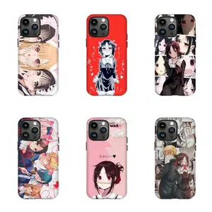 Anime School Girl Print Phone Case | Cute & Cool Manga Style, Shockproof Cover,for iPhone 17/16/15/14/13/12/11 ProMax Plus for Samsung phones,an excellent gift for friend or fans.