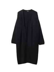 Women's Long Maternity Robe, Cashmere Material for Postpartum Comfort