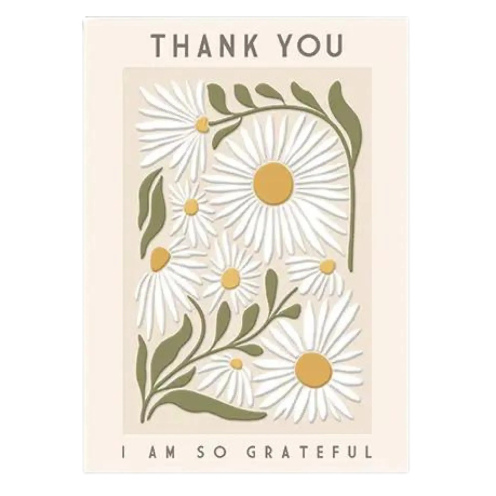 Thank You Greeting Cards: Daisy
