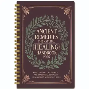 Herbal Cognitive Book, Herbal Therapy Encyclopedia & Plant Profiles, Natural Healing Guide, Home Aromatherapy Gift, Educational Herbal Manual