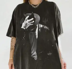 Michael Jackson King of Pop T-Shirt - Legendary Music Artist Fan Gift Tee - Unisex Streetwear Fashion for Men and Women - Classic MJ Portrait Top NFT