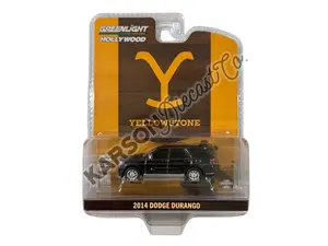 CHROME CHASE Jamie Dutton’s 2014 Dodge Durango - Yellowstone (Hollywood Series 43) Diecast 1:64 Scale Model - Greenlight 62040E