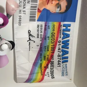 Vanpoo Mclovin - Arazzo da parete per camera da letto, dormitorio universitario, grande bandiera Mclovin, con 4 occhielli in ottone Vanpoo Mclovin - Arazzo da parete per camera da letto, dormitorio universitario, grande bandiera Mclovin, con 4 occhielli in ottone
