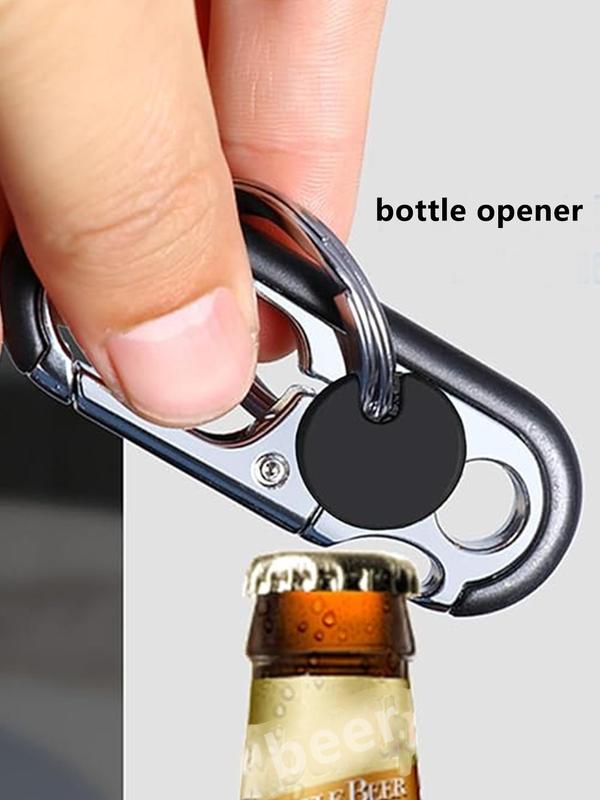 Minimalist Plain Color Keychain, Anti-loss Key Ring with Double Keyrings, Keychain for Car Keys, Personalized Car Keychain for Unisex