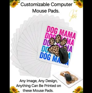 Mouse Pad, Custom Image, for PC, Gaming, Office, Students, Sublimation Mouse Pad, Any Design, Any Image, 2 Sizes Available.
