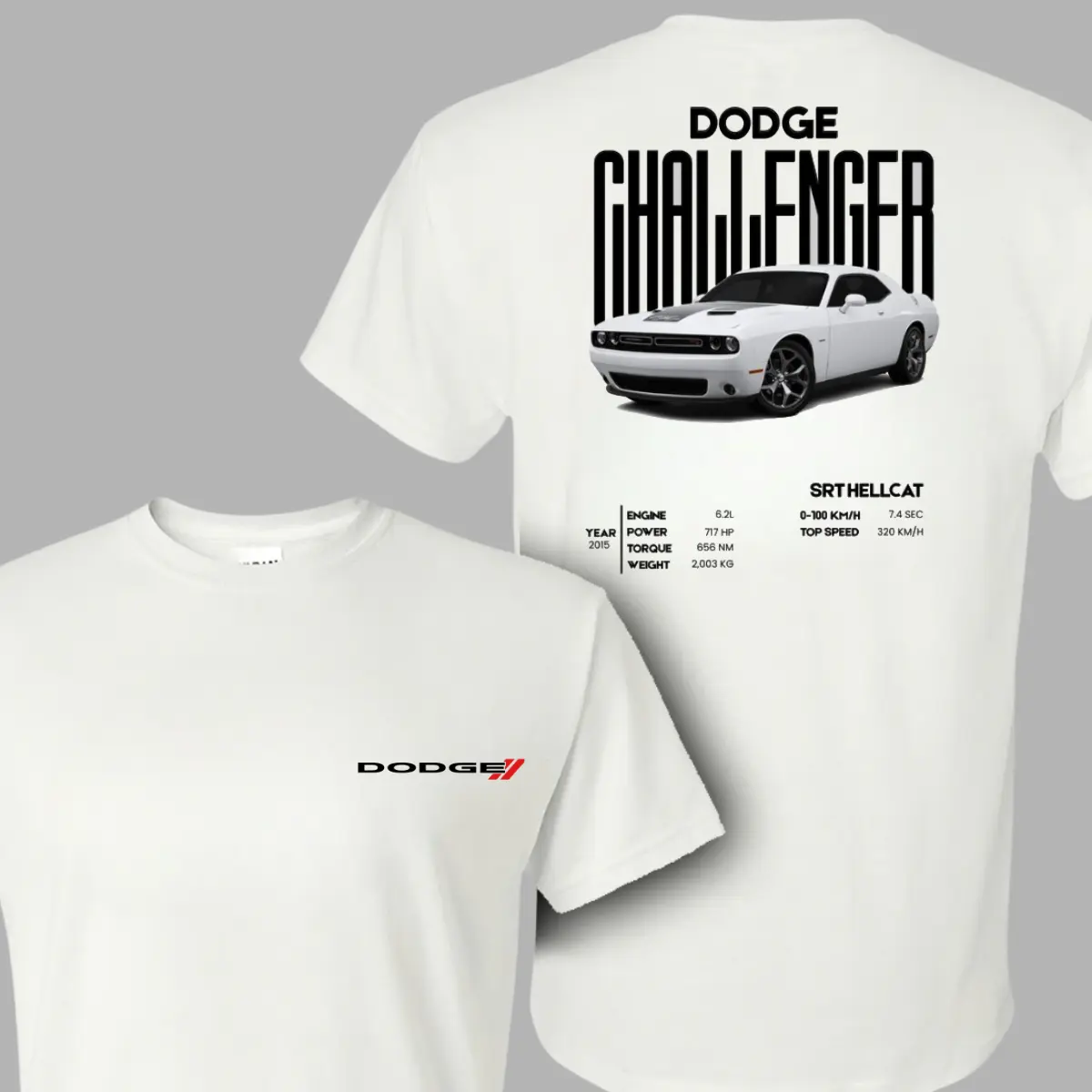 dodge challenger tshirts - TikTok Shop