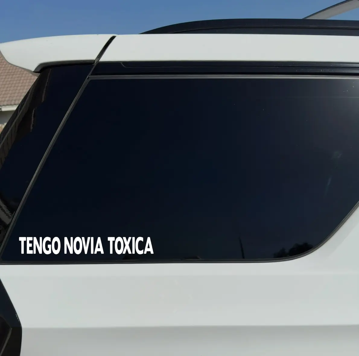 Tengo Novia Toxica Vinyl Car Sticker Adhesive Decal, Decal For Cars, Car Accessories