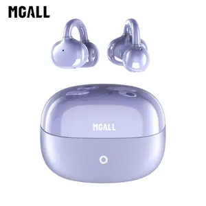 MGALL A720 Clip-On Wireless Headphones with 2025 Bluetooth 6.0 for Faster & Stable Connection, Zero-Pressure Comfort, Precise Directional Sound, IPX5 Waterproof Audio Earbuds for Music, Calls & Sports