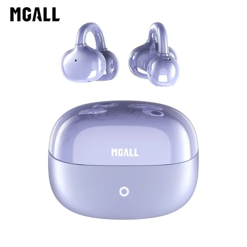 MGALL A720 Clip-On Wireless Headphones with 2025 Bluetooth 6.0 for Faster & Stable Connection, Zero-Pressure Comfort, Precise Directional Sound, IPX5 Waterproof Audio Earbuds for Music, Calls & Sports