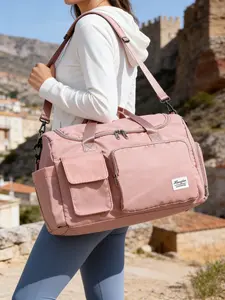 Personality classic casual versatile shoulder crossbody bag, fashion  can be slung by hand, niche design texture versatile light and suitable for daily commuting, and practical multi-layer is suitable for sports and fitness travel.