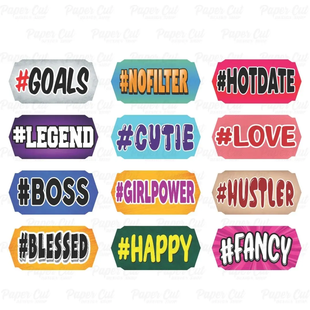 Hashtag Props Bundle