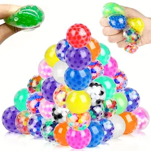 [Stress Balls Bulk] 12/24/36pcs Random Stress Balls, Squishy Squeeze Balls Bulk Fidget for Adults - Relax Balls, Party Favors, Goodie Bag Stuffers Birthday Gifts Ideas