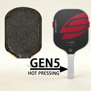 Boomstick Pickleball Paddle, Wide Body, Epp Foam Core, Increased Dwell Time, Carbon Fiber Surface, High Friction, High Spin, Competition Choice