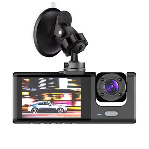 High-Definition 1080p 2-Inch Screen Dashcam (StandardConfiguration Without SlM Card 2 Lenses) Two LensesDisplayed Simultaneously, Reversing Camera, Mobile PhoneWifi, Car Dvr