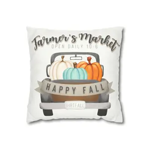 Farmer's Market Truck | Square Pillow Case