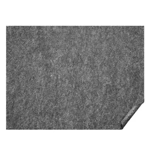 VEVOR Rug Pad Without Slip Resistance, Protective Cushioning Carpet Pad 9'x 12', 1/2Thick, 100 Pure Polyester Felt, 10-11 Premium Comfort Underfoot Carpet Padding Rug Cushion for All Floor, Gray