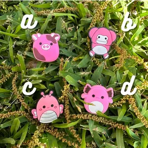 Pink Squishmallow Croc Charms