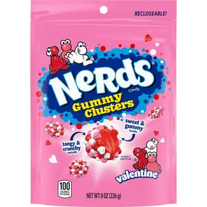 Valentine's Gummy Clusters Candy, 8 oz Stand Up Bag