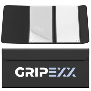 GRIPEXX Portable Basketball Sticky Mat - Replaceable Sheets Basketball Shoe Grip Enhancer - Sticky Pad for Basketball Shoes - Traction Mat for Sport Courts