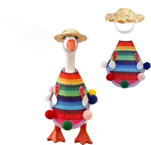 7-Inch Desktop Goose: Independence Day & Mexican-Style Outfit, Goose Costume, and Magnetic Accessories