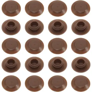 20Pcs Plastic Door Threshold Screw Covers Door Sill Cap Threshold Plugs for Hiding Screws