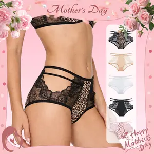 BBEUU 5PCS-Sexy Seamless Double Strap Lace Silk Care Panties for Women Comfortable & Stylish Underwear - Womenswear