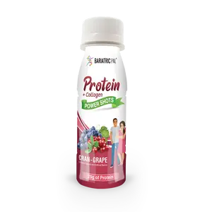 BariatricPal 25g Whey & Collagen Complete Protein Power Shots - Cran Grape