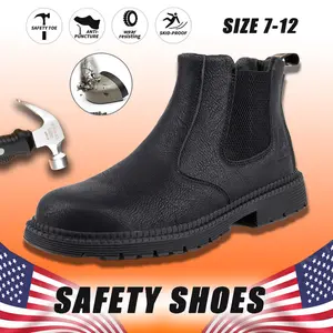 Quick Drying Splash-proof Smash-proof Puncture-proof Breathable Safety Shoes Moisture Wicking Hot Climate Use